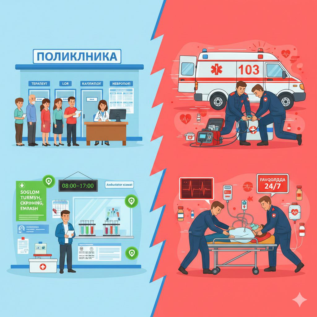 Búgin sizge xalqımız arasında kórsetiletuǵın medicinalıq járdemlerdiń ayrıqshalıqların hám parqların sanap ótemiz.